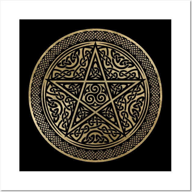 Pentagram Ornament Wall Art by Nartissima